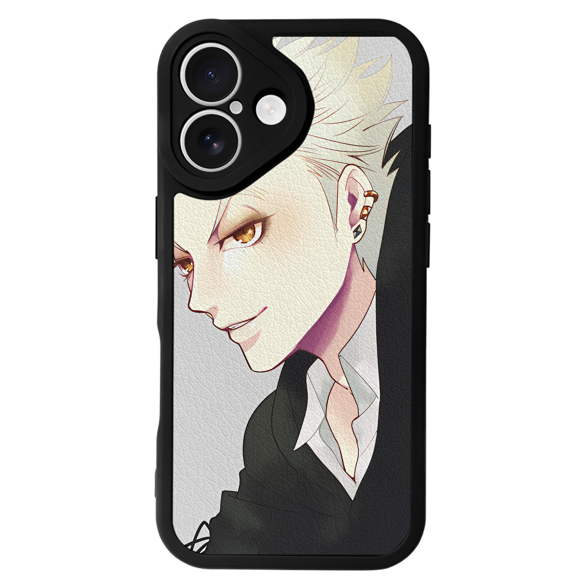 （画像用） ハイキュー!! Haikyu!! 【iPhone 16シリーズ対応】シリコンスマホケース（レザー調） 材質：シリコン